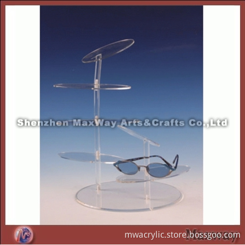 Transparent Beautiful Acrylic/Lucite Eyeglasses Holder